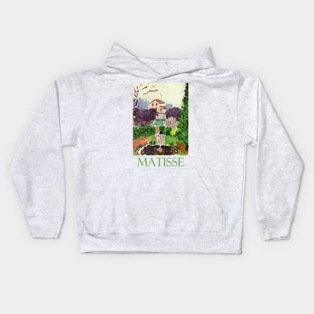 The Artist's Garden by Henri Matisse Kids Hoodie by Naves